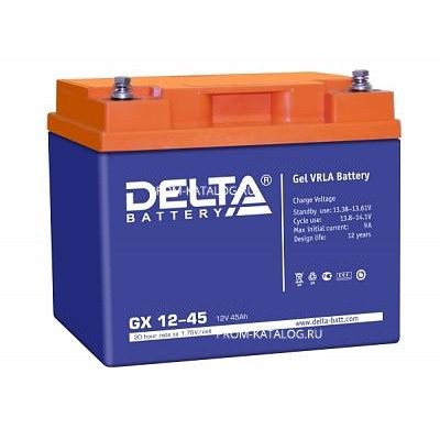Гелевый аккумулятор Delta GX 12-45