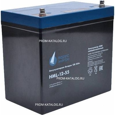 Аккумуляторная батарея Парус электро HML-12-55