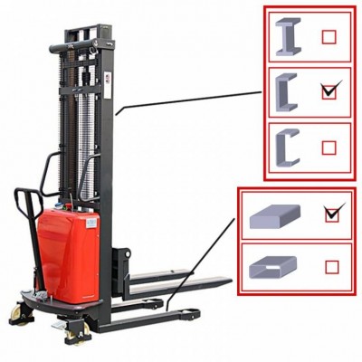 Штабелер с электроподъемом SES 1525 OXLIFT 2500 мм 1500 кг