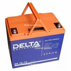 Гелевый аккумулятор Delta GX 12-75