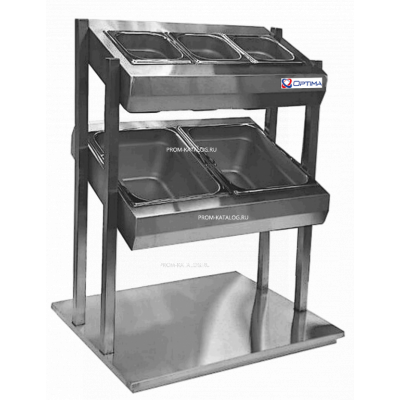 Диспенсер для столовых приборов, хлеба и подносов Optiline Metline ware 1