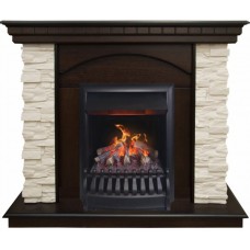 Электрокамин с классическим очагом 3D Real-Flame Elford STD/EUG/25"5/HL AO с очагом 3D Oregan