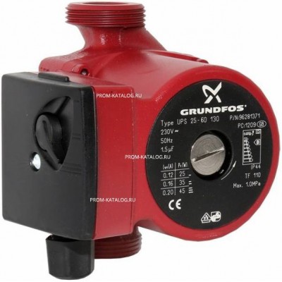 Циркуляционный насос Grundfos UPS 25-40 130