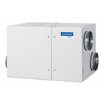 Приточно-вытяжная вентиляционная установка Komfovent Verso-R-1500-UV-CW или DX (L/AZ)