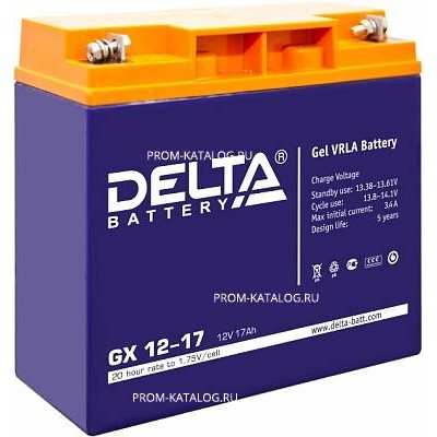 Гелевый аккумулятор Delta GX 12-17