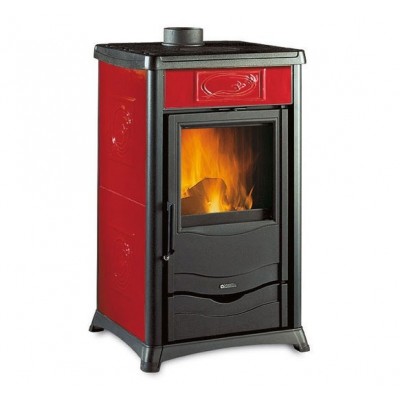 Дровяная печь La Nordica Rossella Plus Liberty BO (бордовый)