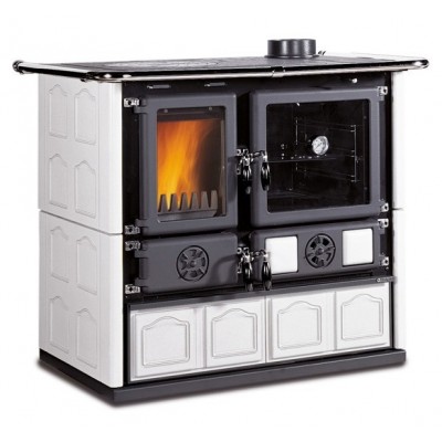 Дровяная печь La Nordica Rosa 4.0 Maiolica BIN (белый)