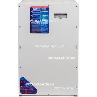 Стабилизатор напряжения 3 фазы (15000 х 3 ±3 В 254-446 В) Энерготех UNIVERSAL 514532