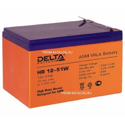 Аккумуляторная батарея DELTA HR 12-51W