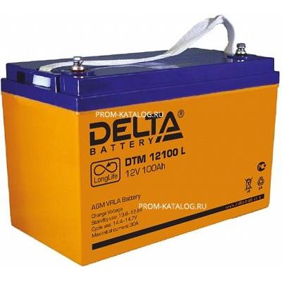 Аккумуляторная батарея Delta DTM 12100 L