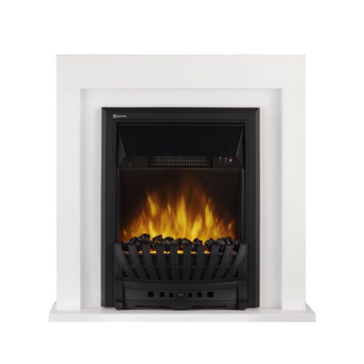 Электрокамин с классическим очагом 2D Electrolux Simple Classic (белый) с очагом Classic EFP/P - 1020LS