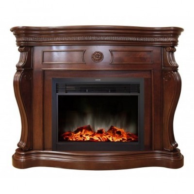 Пристенный электрокамин Real-Flame Barcelona 26/33 АО с очагами Moonblaze Delux/Lux (BL/BR)