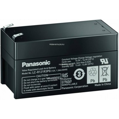 Аккумуляторная батарея Panasonic LC-R121R3PG