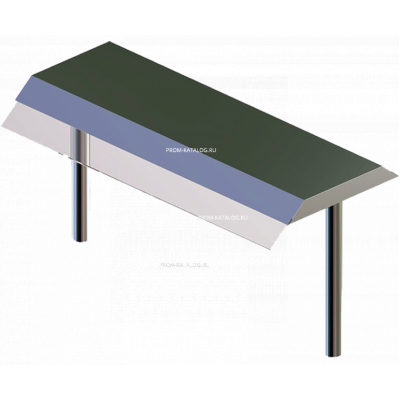 Настольная полка Optiline Shelf 053/W козырек