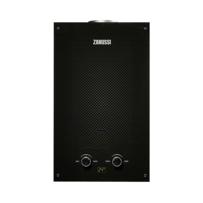 Газовый проточный водонагреватель Zanussi Fonte 10 Glass Carbon