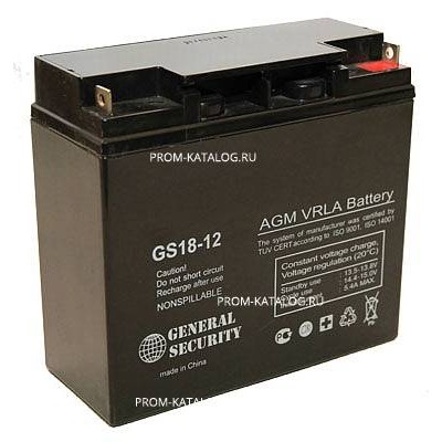 Аккумуляторная батарея General Security GS 12-18