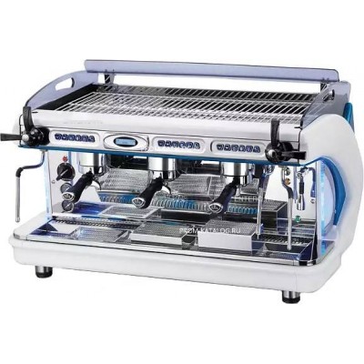 Кофемашина Royal Synchro T2 3GR Semiautomatic Boiler 14LT желто-белая